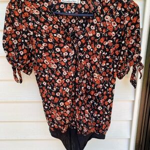 Abercrombie & Fitch Floral Bodysuit
